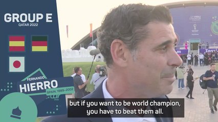 Hierro plays down importance of World Cup group draw