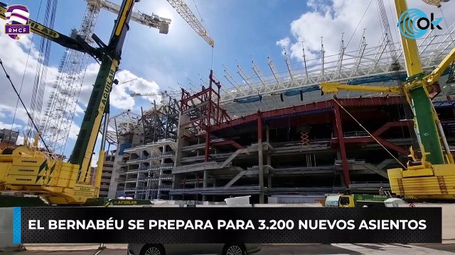 El Bernabéu se prepara para 3.200 nuevos asientos