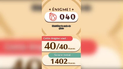 Solution de l'Enigme 040 de L'aventure Layton
