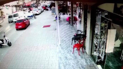 Alanya'da bir kişinin yaralandığı silahlı saldırı güvenlik kamerasında