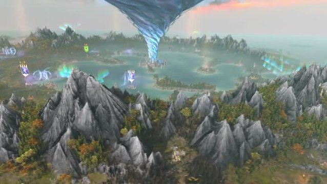 Total War : WARHAMMER II - Aperçu de la Carte de Campagne