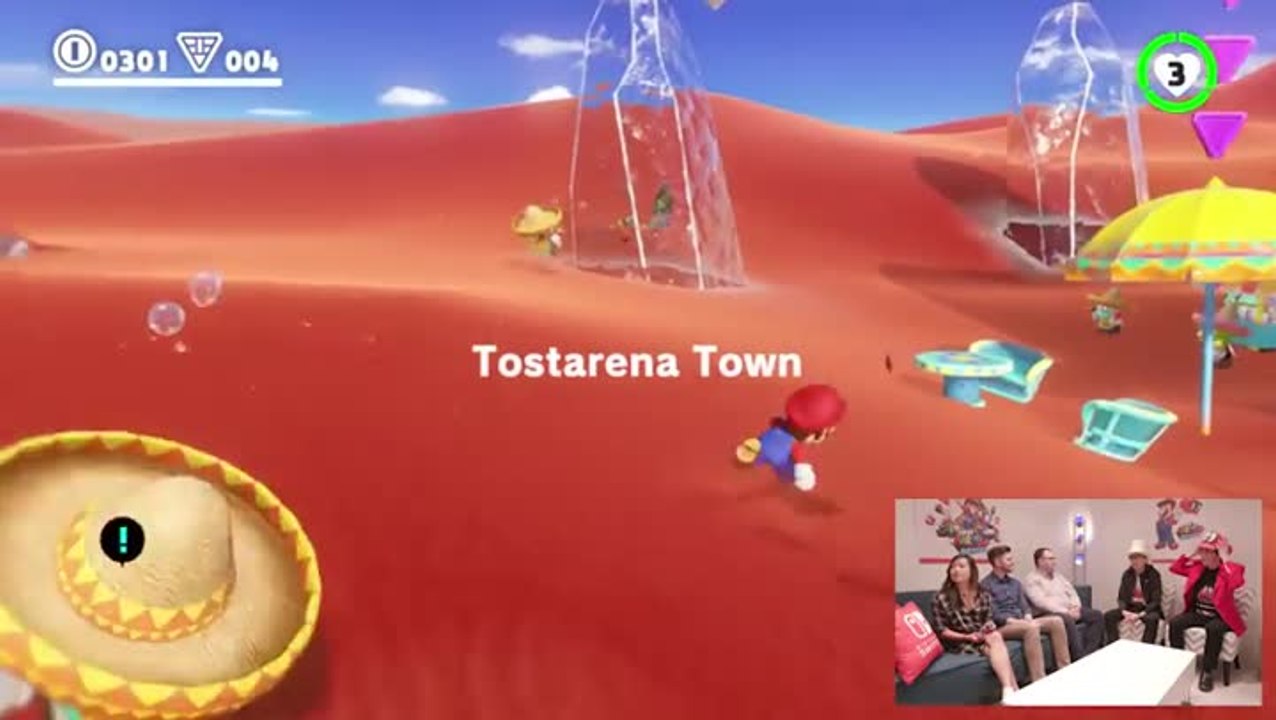 Super Mario Odyssey gameplay commenté E3 2017