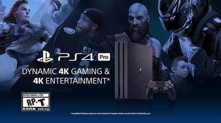 PS4 Pro - Trailer 4K Dynamique