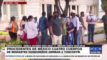 ¡Procedentes de México! Arriban a Toncontín cuerpos de cuatro de migrantes hondureños
