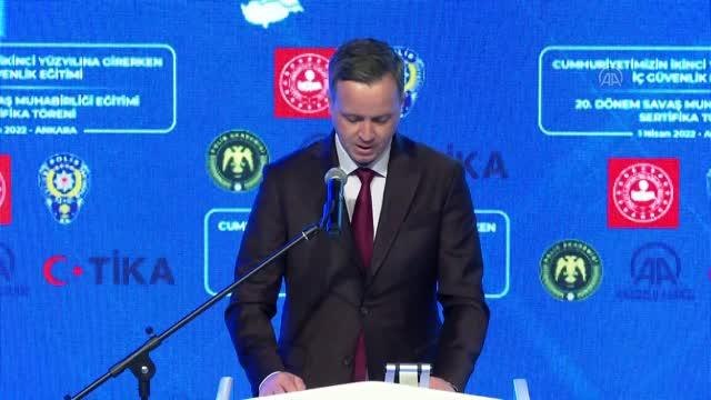 AA'nın 20. Dönem Savaş Muhabirliği Eğitimi ni tamamlayan gazeteciler sertifikalarını aldı (1)