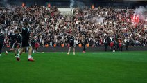 Bu görüntü maçtan değil! Beşiktaş taraftarı, Vodafone Park'a akın etti