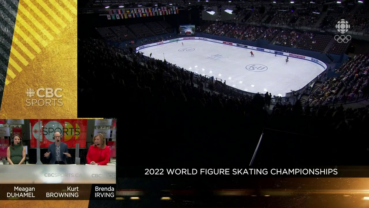 2022 Worlds Pairs LP Warm-Up Clips (Canadian Coverage) 720p - James & Radford, Miura & Kihara, Cain-Gribble & LeDuc, Knierim & Frazier
