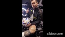 Leo Messi y su tatuaje del mundial