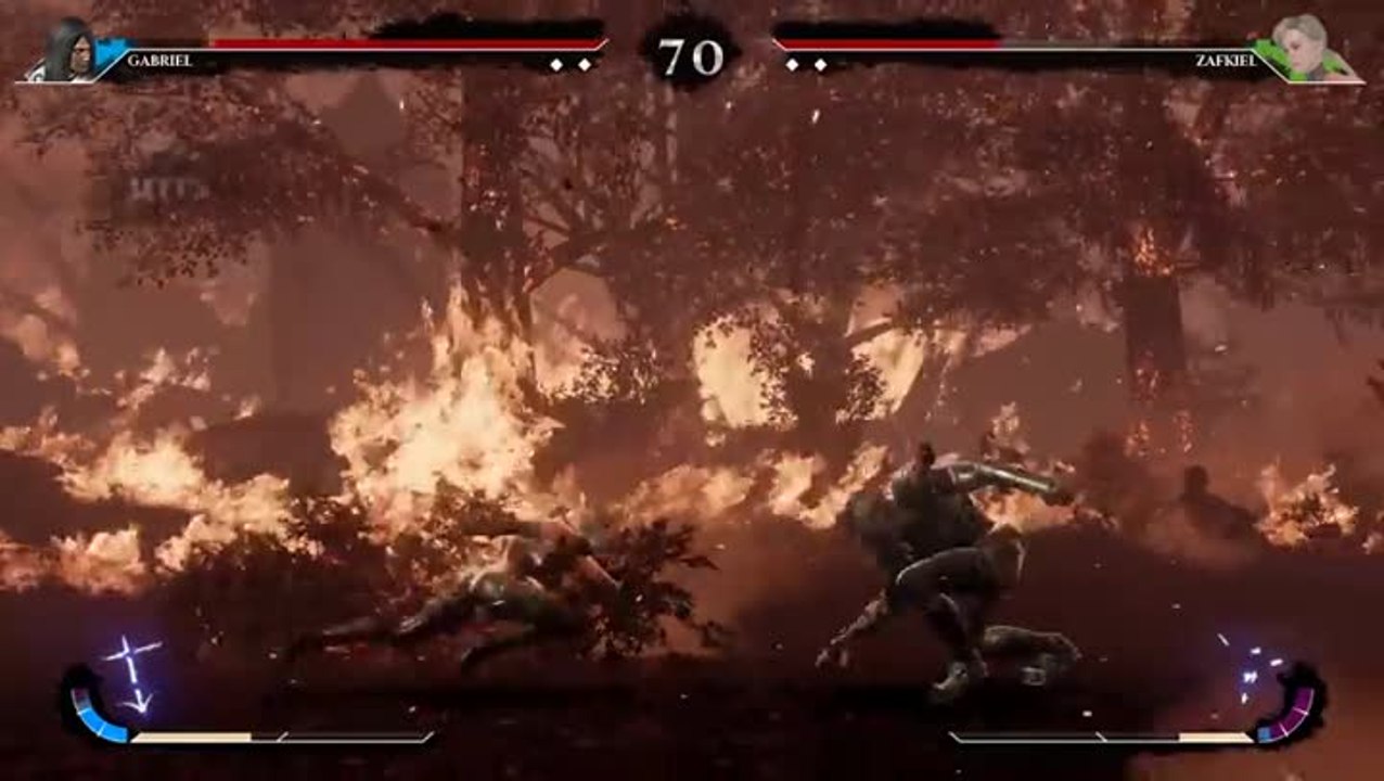 Omen of Sorrow - Gameplay Zafkiel vs Gabriel