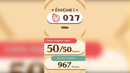 Solution de l'Enigme 027 de L'aventure Layton