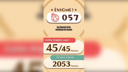 Solution de l'Enigme 057 de L'aventure Layton