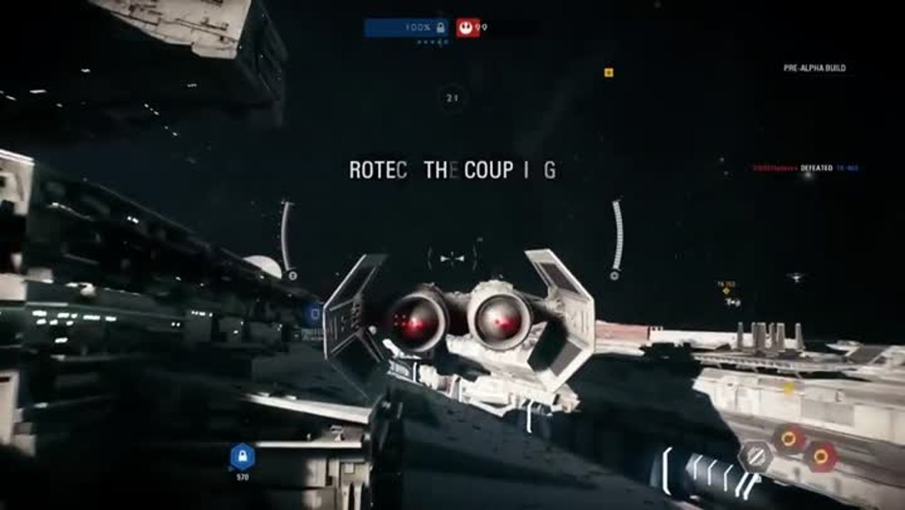Battlefront II : gamepaly assaut des chasseurs...