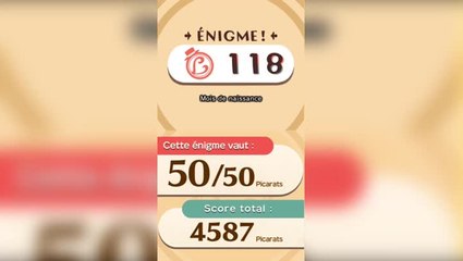 Solution de l'Enigme 118 de L'aventure Layton