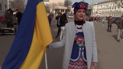 Rusya saldırısı altındaki Ukrayna'nın Odessa kentinde 1 Nisan Şaka Günü kutlandı