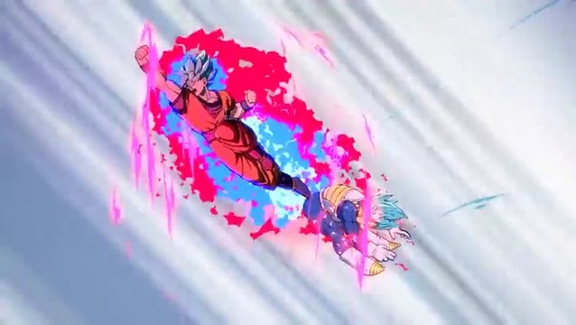 DRAGON BALL FighterZ - Super Saiyan Blue Goku Vs Vegeta Gameplay Trailer
