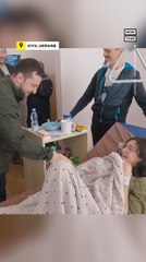 Zelenskyy Visits Wounded Civilians in Hospital