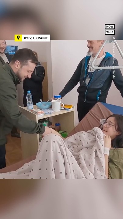 Zelenskyy Visits Wounded Civilians in Hospital