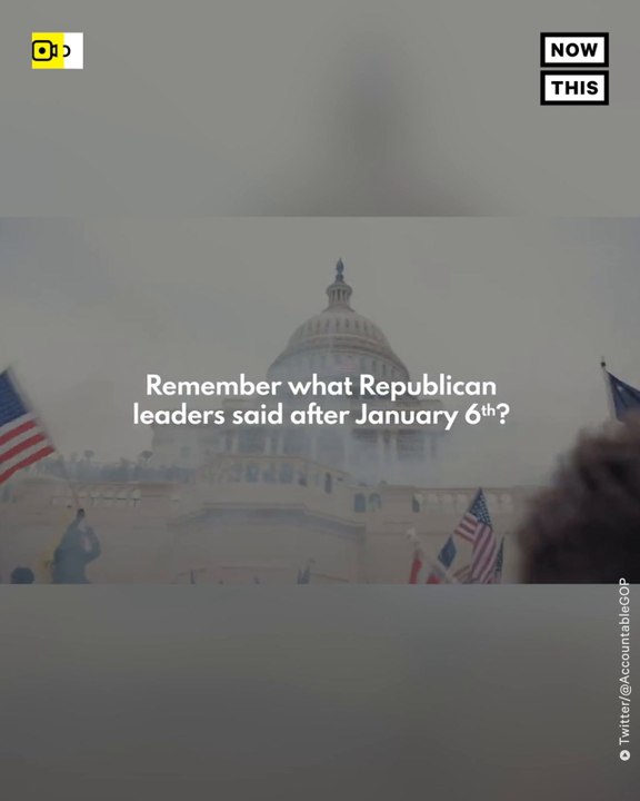 New Ad Calls Out GOP Leaders' Hypocrisy Over Jan 6