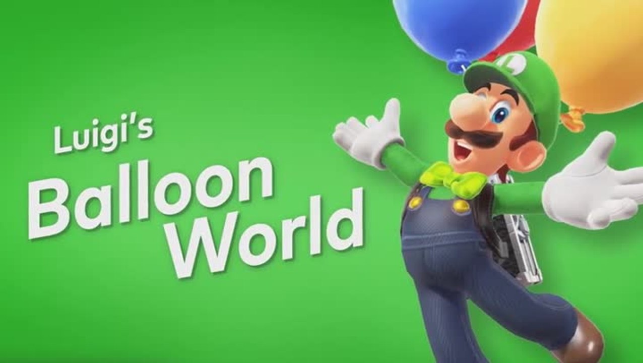 Super Mario Odyssey Luigi's Balloon World Gameplay