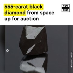 A 555-Carat Black Diamond From Space Is Going Up For Auction