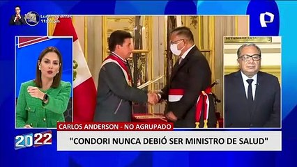 Carlos Anderson sobre Hernán Condori: "Nunca debió ser ministro de Salud"
