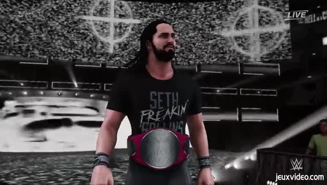 WWE 2K18 : Seth Rollins fait une entrée fracassante