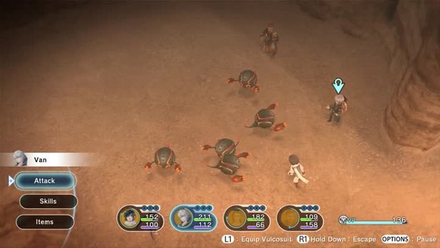 Lost Sphear : Gameplay et mécaniques de jeu