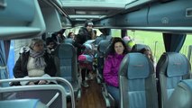 Ukraynalı siviller için Polonya'dan İsviçre'ye ücretsiz otobüs hizmeti