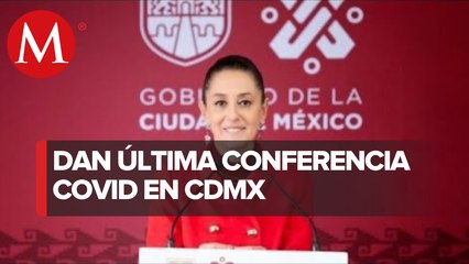 Sheinbaum da última conferencia sobre semáforo covid en CdMx