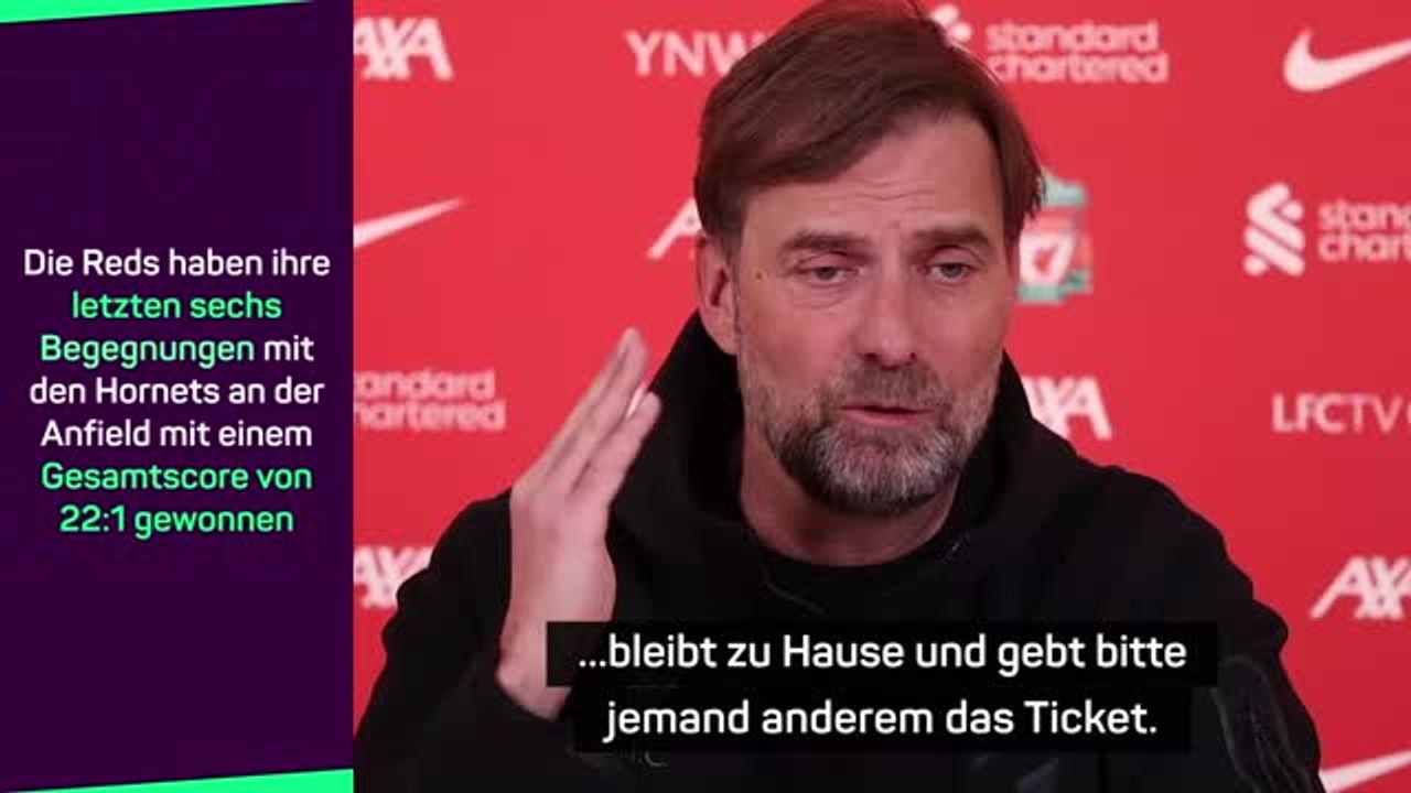 Klopp fordert 'die beste Atmosphäre aller Zeiten'