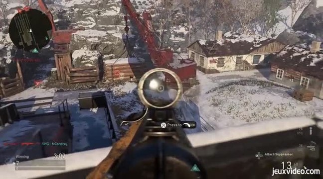 extrait COD WW2 Gridiron