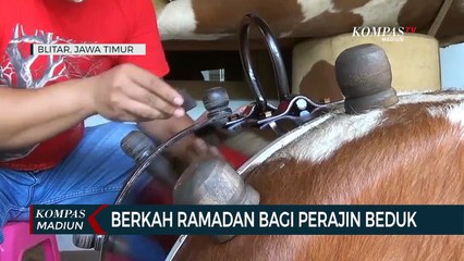 Berkah Ramadan Bagi Perajin Beduk