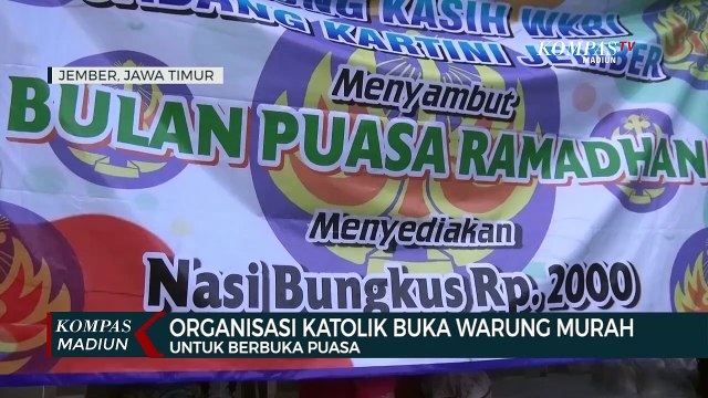 Organisasi Katolik Buka Warung Murah Untuk Berbuka Puasa