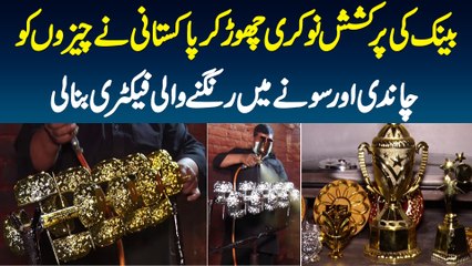 Bank Ki VIP Job Chor Kar Pakistani Ne Cheezon Ko Silver Aur Gold Me Rangne Wali Factory Bana Li