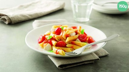 Penne Rigate 3 Minuti Barilla aux tomates cerise et à la Mozzarella
