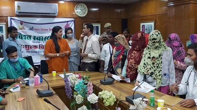 ग्रेटर निगम: मुख्यालय में लगा स्वास्थ्य शिविर, अब जोन कार्यालय में भी लगाए जाएंगे