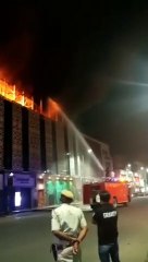 70 मीटर की हाइड्रोलिक क्रेन को आग बुझाते देख लोग हुए हैरान, जयपुर में पहली बार आई काम,