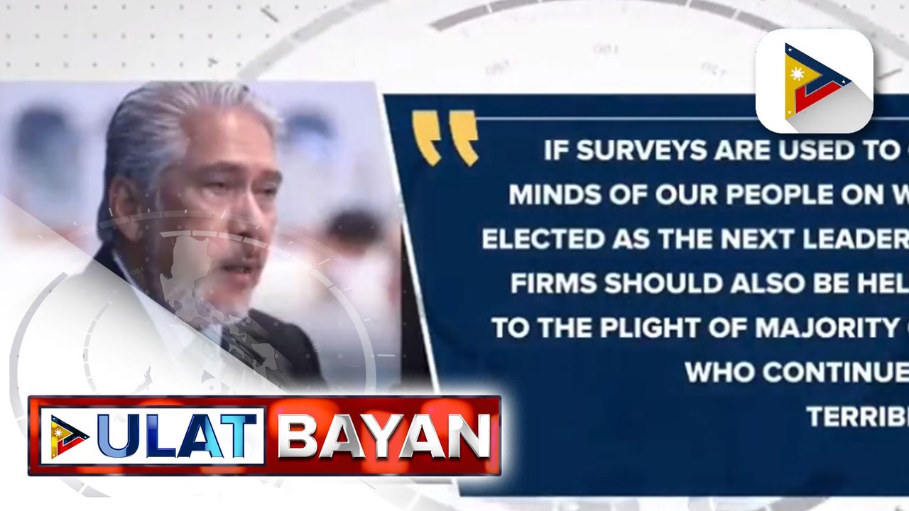 SP Sotto, gustong magkaroon ng batas para mangasiwa sa mga inilalabas na datos ng surevy firms