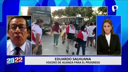 Eduardo Salhuana: "Luego de lo sucedido hoy se impone la renuncia del presidente Castillo"