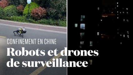 Shanghai : des robots et des drones pour surveiller la population confinée