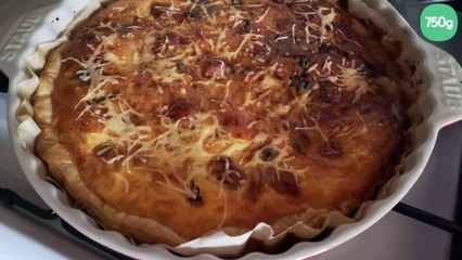 Tarte fondante aux Saint-Jacques