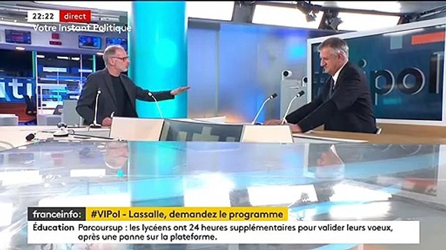 C'est un chien ! : Jean Lassalle pète les plombs sur franceinfo: et insulte Renaud Dély