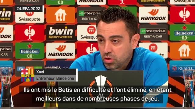 Quarts - Xavi : “Francfort est une très très bonne équipe