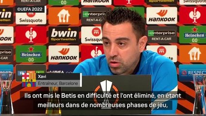 Quarts - Xavi : “Francfort est une très très bonne équipe"