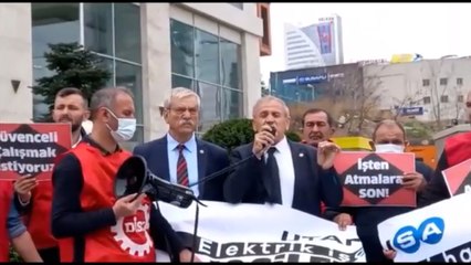 Enerjisa işçleri eylemlerine devam etti: "Enerjideki özelleştirmenin sonucudur"