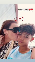 Elma Aveiro com Cristianinho