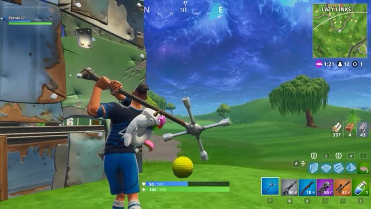 Fortnite, golf : tir long