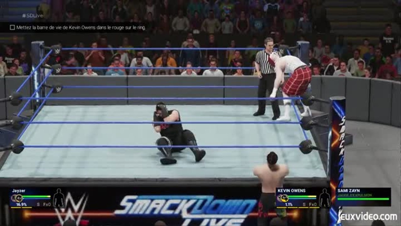 WWE 2K19 : Un combat mouvementé en direct du Smackdown