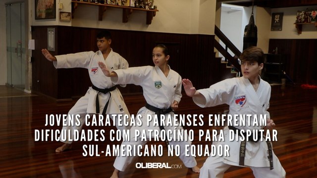 Jovens caratecas paraenses enfrentam dificuldades com patrocínio para disputar Sul-Americano no Equador