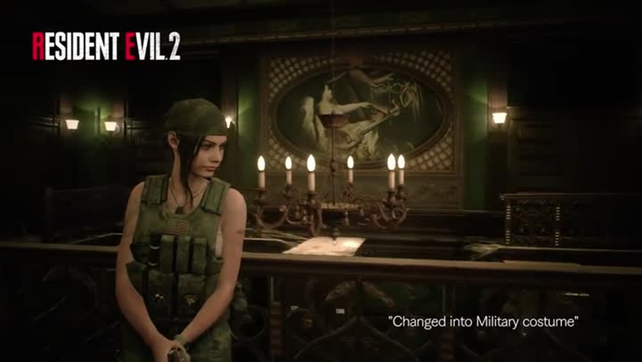 R E 2 Remake Claire Military Costume
